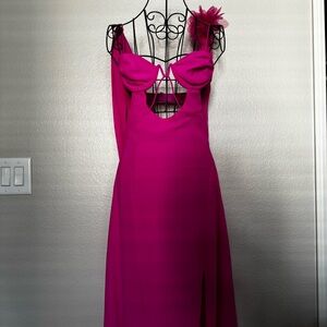 NWT FL&L DAVIS GOWN IN PINK